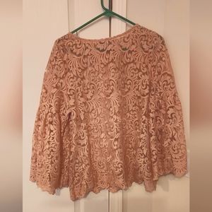 Kate and Mallory lace top with camisole underneath